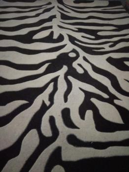 Mediterranean Zebra Motif Carpet Manufacturers in Nagaon